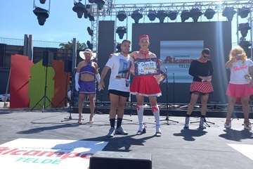 Carrera de Tacones del Carnaval de Telde 2023/TA e Ildefonso Rodríguez.